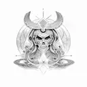 Loyalty oath in ancient script tattoo design idea
