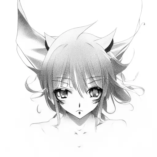  anime nana tattoo design idea