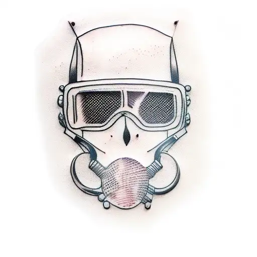 motorcycle welder tattoo design idea