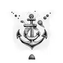Anchor Diving  tattoo design idea