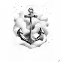Anchor Diving  tattoo design idea