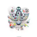 Underground  tattoo design idea