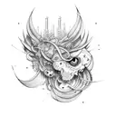 gangta guns mafia  tattoo design idea