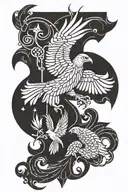 crest of friendship symbol tattoo design idea