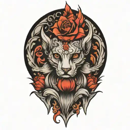Drama and Intensity tattoo design idea