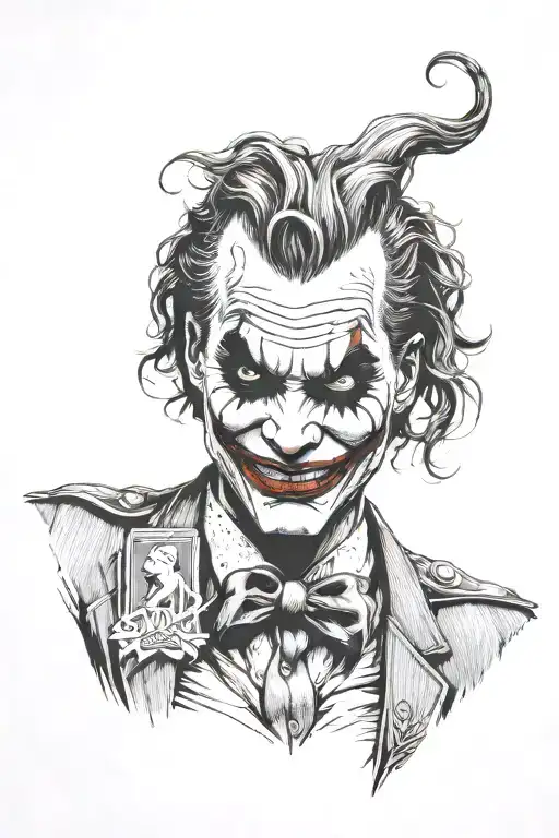 JOKER REAL MADRID  tattoo design idea