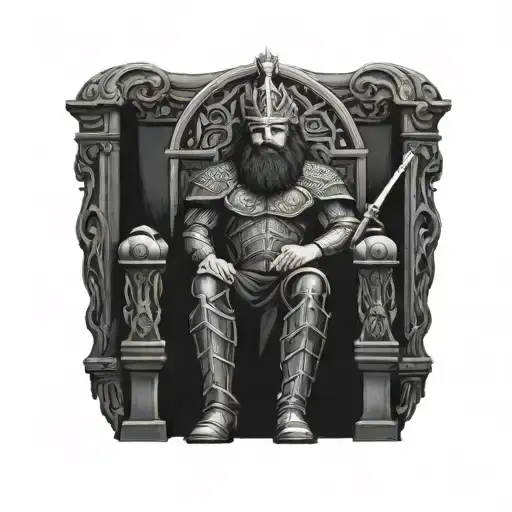 Let's defend the throne tattoo design idea