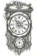 90+ minute sub digital clock tattoo design idea