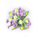 83, lily of the valley, daffodil, sweet pea honeysuckle  tattoo design idea
