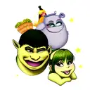 shrek y fiona tattoo design idea