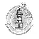 Include a cross, a lighthouse, a bicycle, an ambulance, a soccer ball, a shamroc tattoo design idea