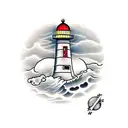 Include a cross, a lighthouse, a bicycle, an ambulance, a soccer ball, a shamroc tattoo design idea