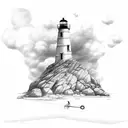 Include a cross, a lighthouse, a bicycle, an ambulance, a soccer ball, a shamroc tattoo design idea