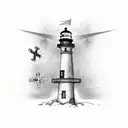 Include a cross, a lighthouse, a bicycle, an ambulance, a soccer ball, a shamroc tattoo design idea