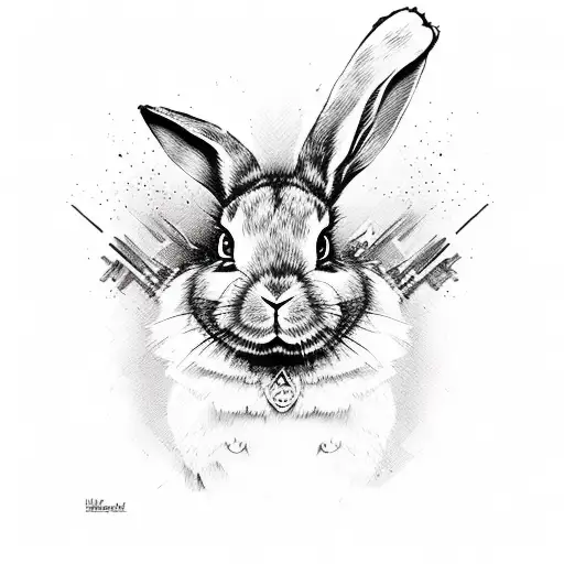 Bunny playboy, sexy tattoo design idea