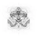 Quantum mechanics tattoo design idea
