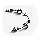 charm bracelet tattoo design idea