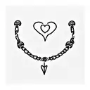 charm bracelet tattoo design idea