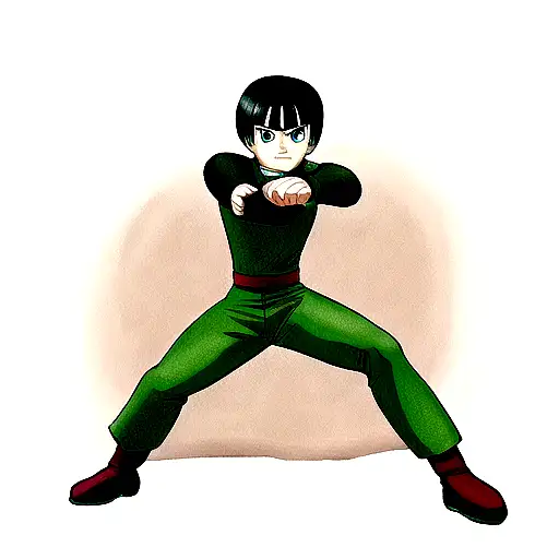 Rock lee tattoo design idea