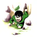 Rock lee tattoo design idea