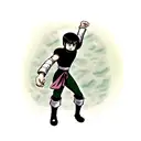 Rock lee tattoo design idea