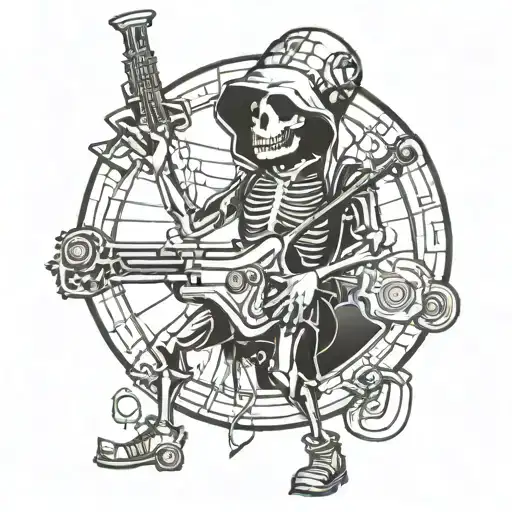 I want a tattoo of a stick figure with his hands on his hips that says player two  tattoo design idea