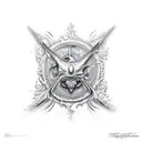 tsunami tattoo design idea