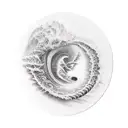 tsunami tattoo design idea