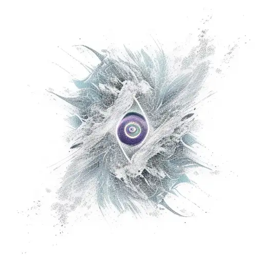 Rectangular b+w japanise wave with the wave transitioning to full colour as it bursts out of the rectangle  tattoo design idea