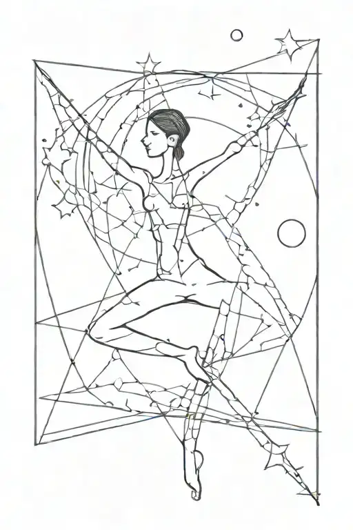 You must still have chaos in yourself to be able to give birth to a dancing star. tattoo design idea