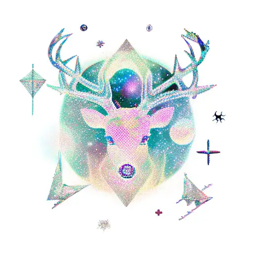 ♊ constellation ,, deer, air sign, ☿  evil twin, ying and yang, feathers and flowers, opposites alike, sky and sea, lave tattoo design idea