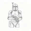 a star wars clone trooper tattoo design idea