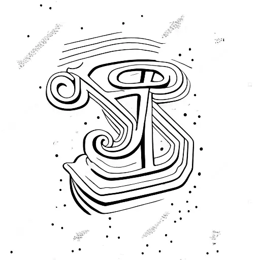 letters S and T as Marriage Tattoo on the finger tattoo design idea