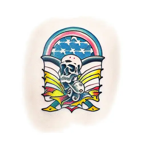skate tattoo design idea