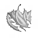 Maple Leaf tattoo design idea
