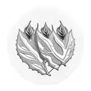 Maple Leaf tattoo design idea