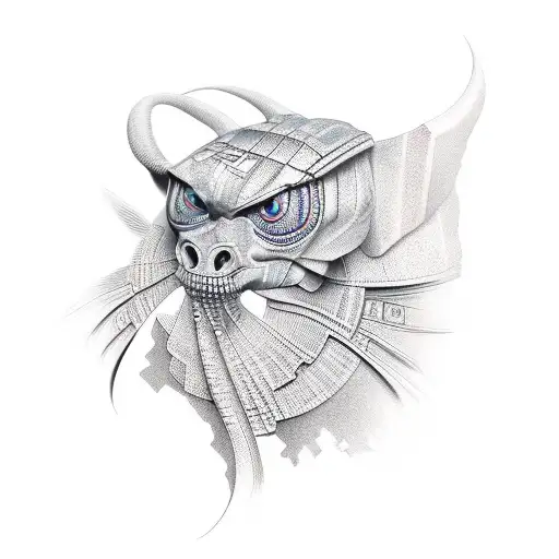 Amon ra tattoo design idea