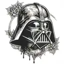 darth Vader mask  tattoo design idea