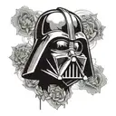 darth Vader mask  tattoo design idea