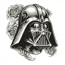 darth Vader mask  tattoo design idea
