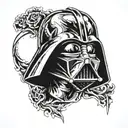 darth Vader mask  tattoo design idea