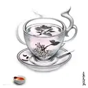 jasmine tea tattoo design idea