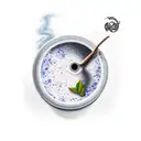 jasmine tea tattoo design idea