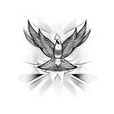 Dove tattoo design idea