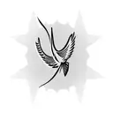 Dove tattoo design idea