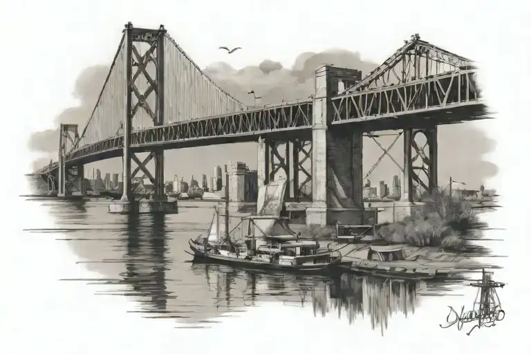 Tobin Bridge tattoo design idea