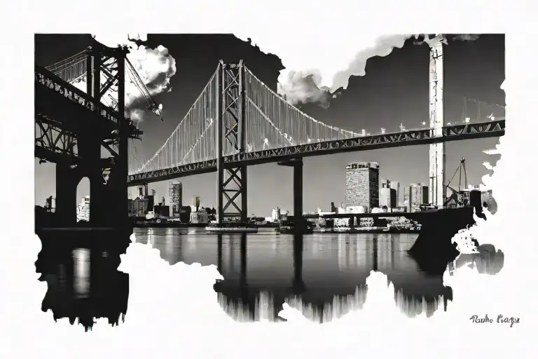 Tobin Bridge tattoo design idea