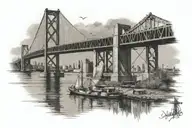 Tobin Bridge tattoo design idea