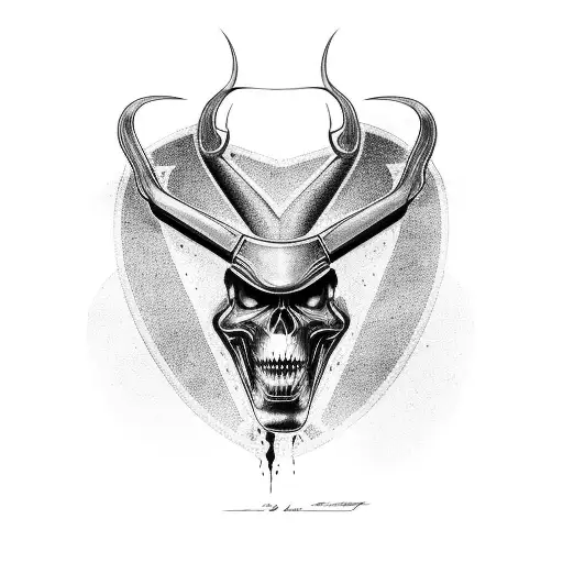 1968 Dodge Charger tattoo design idea