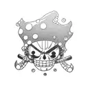 luffy one piece tattoo design idea